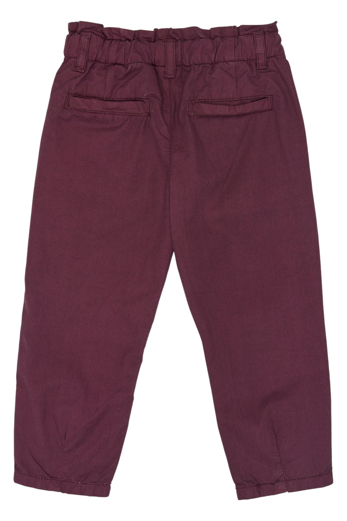 THE NEW - NIDA MOM FIT BROEK BURGUNDY