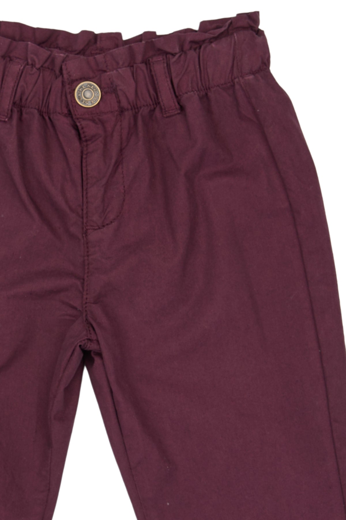 THE NEW - NIDA MOM FIT BROEK BURGUNDY
