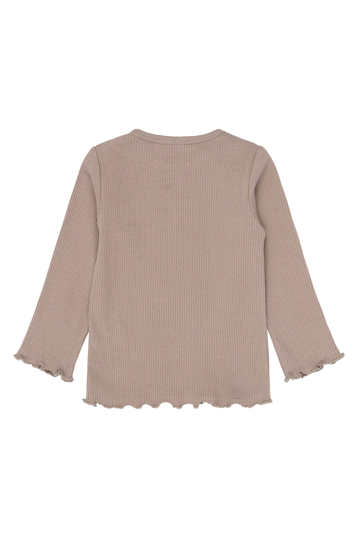THE NEW - YANIA RIB TAUPE SHIRT