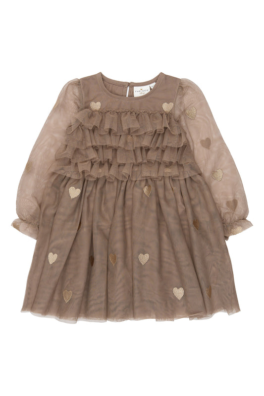 THE NEW - YNA TAUPE JURK