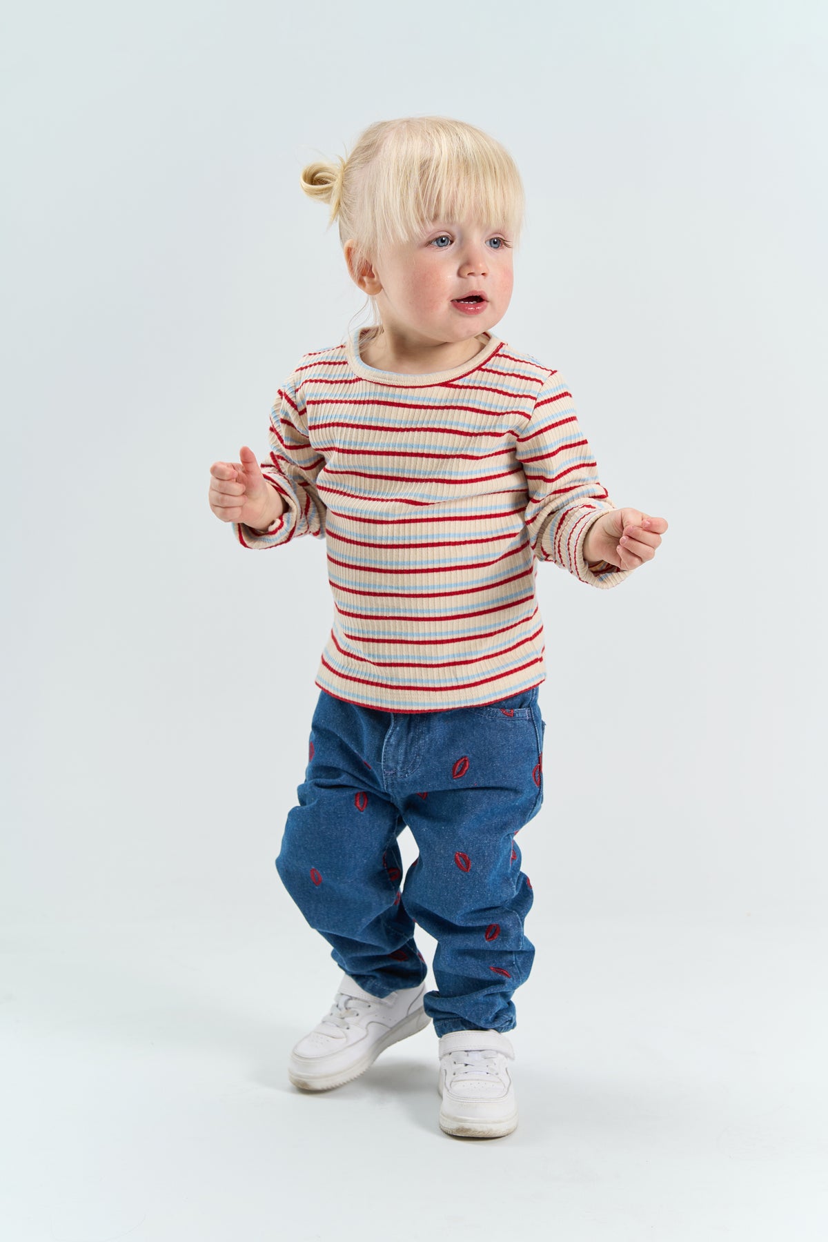 THE NEW - YARDA DENIM BROEK KUSJES