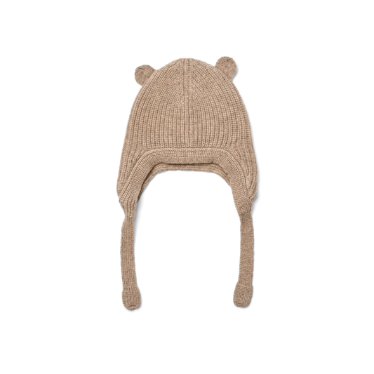 LIEWOOD - AVIANA BABY BONNET OAT MELANGE
