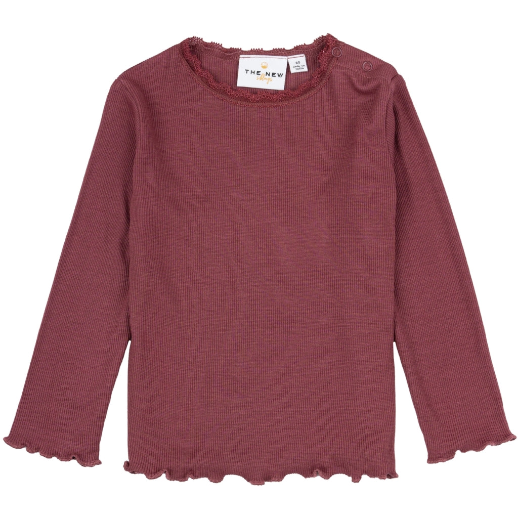 THE NEW - RIB TEE CRUSHED BERRY