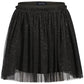 BLUE SEVEN - ZWARTE GLITTER ROK