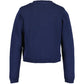 BLUE SEVEN - VEST MET OPEN VLINDERTJES DONKER BLAUW