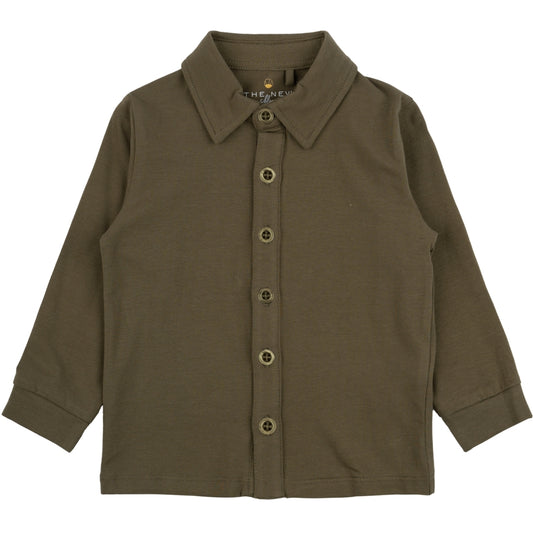 THE NEW - POLO MET LANGE MOUW IVY GREEN