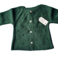 Gebreid vestje/jasje Donker groen