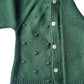 Gebreid vestje/jasje Donker groen